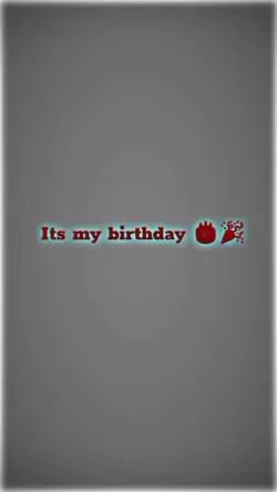 HAPPY BIRTHDAY 