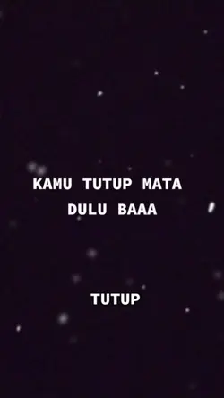 tutup mata;v