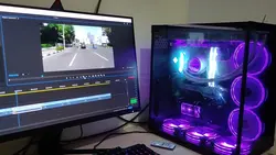 cinematic pc setup