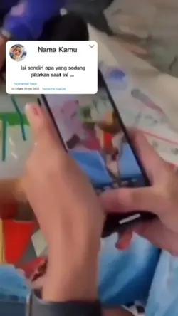 ganti foto dan isi 