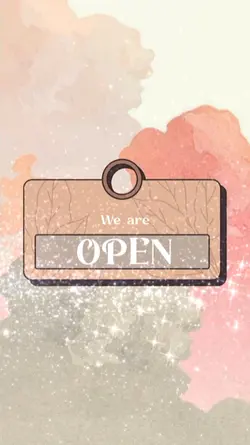 we are open
