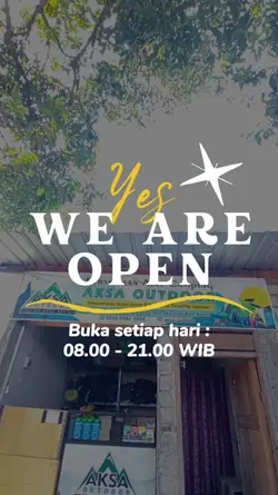 We Are Open