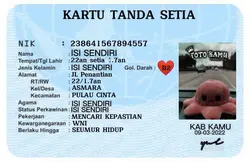 kartu tanda setia
