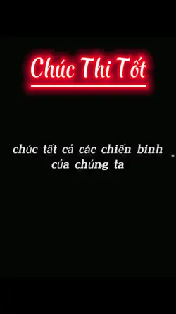 Chúc thi 2k4 tốt