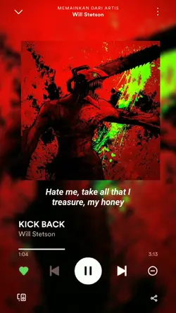 Lirik Kick Back
