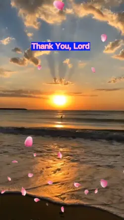 Thank you, Lord
