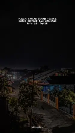 malam adalah teman