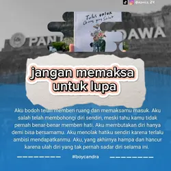 jgn paksa untuk lupa