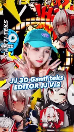3D GANTI TEKS nih yg
