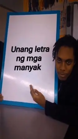 unang letra ng mga 