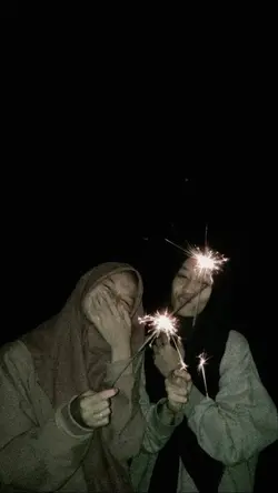 with bestie