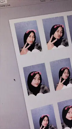 Selfie on Laptop