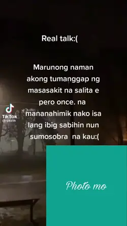 Real talk talaga 