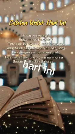 catatan hari ini