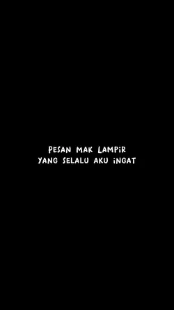 pesan mak Lampir