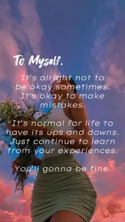 to myself