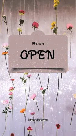 we are open