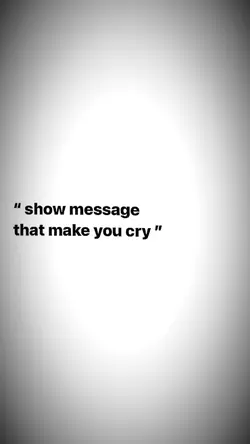 The message