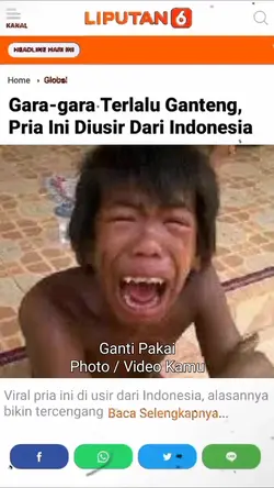 Berita Pria Tampan