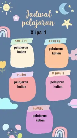 Jadwal pelajaran