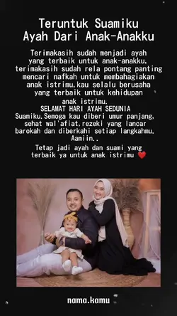 Teruntuk suamiku