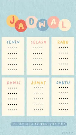 jadwal pelajaran