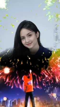 efek kembang api