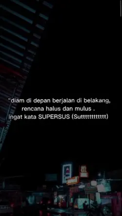 DIAM DIDEPAN BRJALAN