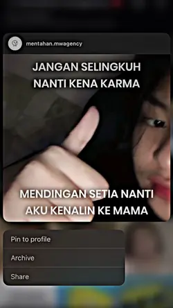 jangan selingkuh