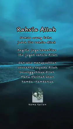 RAHSIA ALLAH