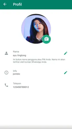 Profil WA kece