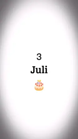 HBD 3 Juli 2022