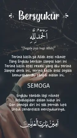 Bersyukur