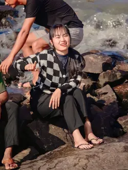 ញញឹមស្រស់ស្រាយអ្វី