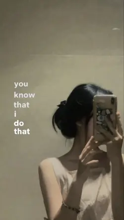 you, u know my