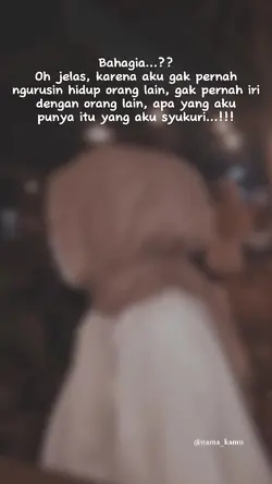 aku bahagia