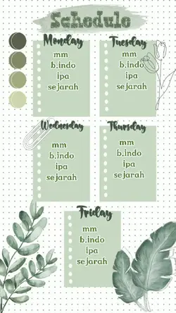 schedule