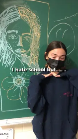 I hate school but...