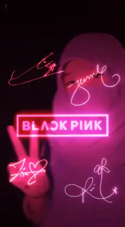 templet black pink
