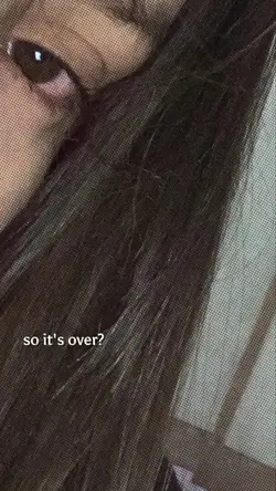 it's over?