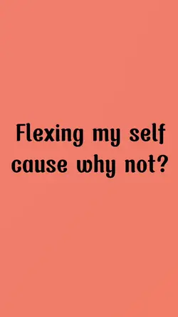 Flexing my self