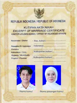 Akta nikah 