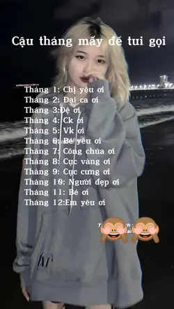 cậu tháng mấy 