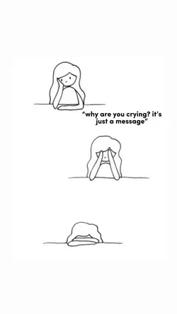 it’s just a message