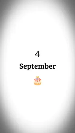 HBD 4 September 2022