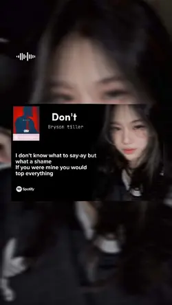 Dont - Bryson Tiller