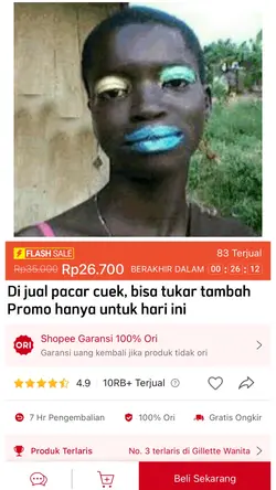 DI JUAL PACAR CUEK