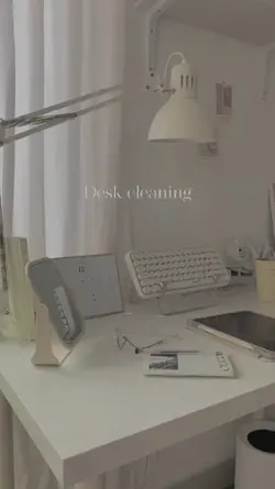 desk cleaning