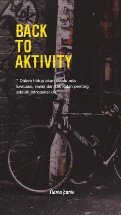 kembali ke rutinitas