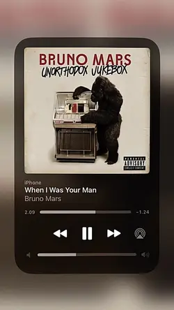 when i was your man